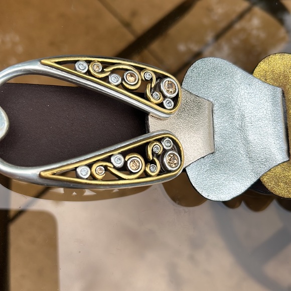 Chicos Leather Belt (never worn) - Picture 4 of 14